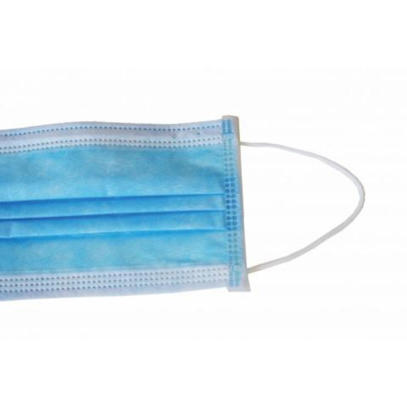 Surgical Mask 3ply Pleated 50/box