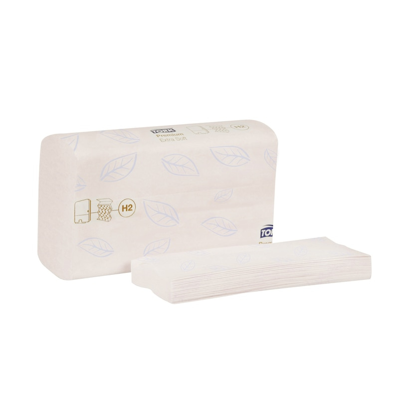 Tork® Xpress Soft Multifold Hand Towel, 2 Ply, White, 16 Packs/Case, 94 Towels/Roll