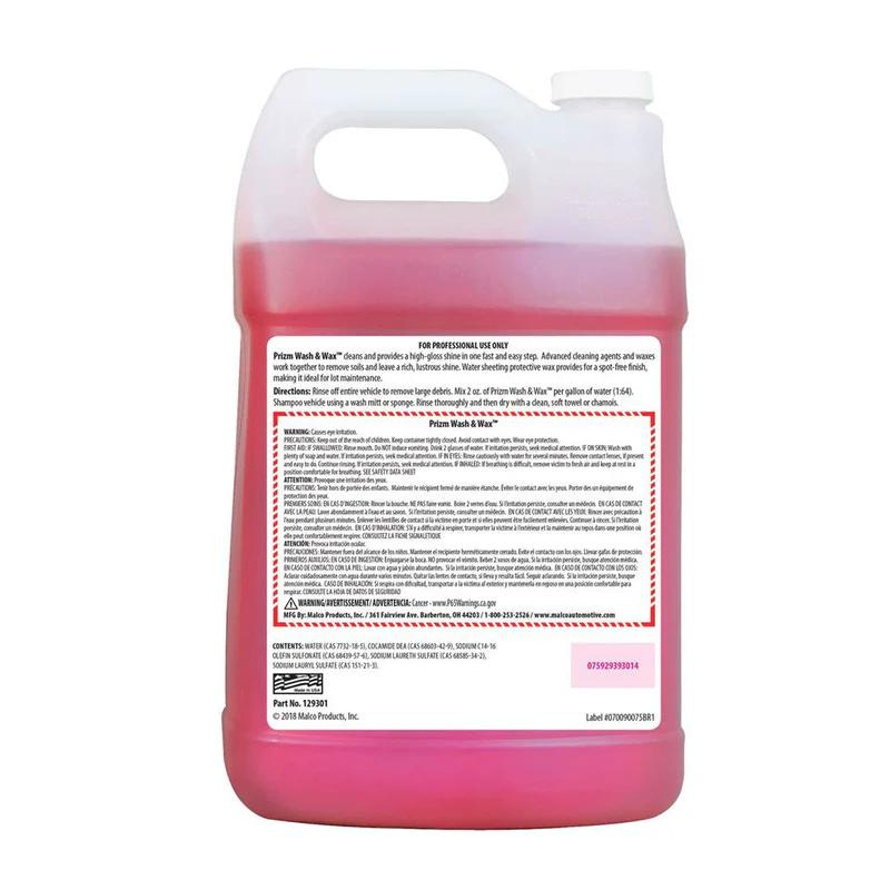 Prizm Wash & Wax 4L #129301