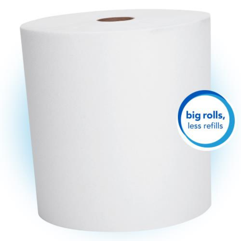 Scott® Essential Proprietary System Hard Roll Towels, White, 950'/Roll, 6 Rolls/Case
