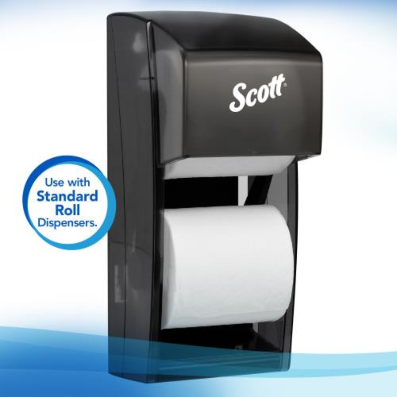 Scott® Standard Roll Bathroom Tissue, Ecology Certified, White, 40 Rolls/Case, Made in Canada