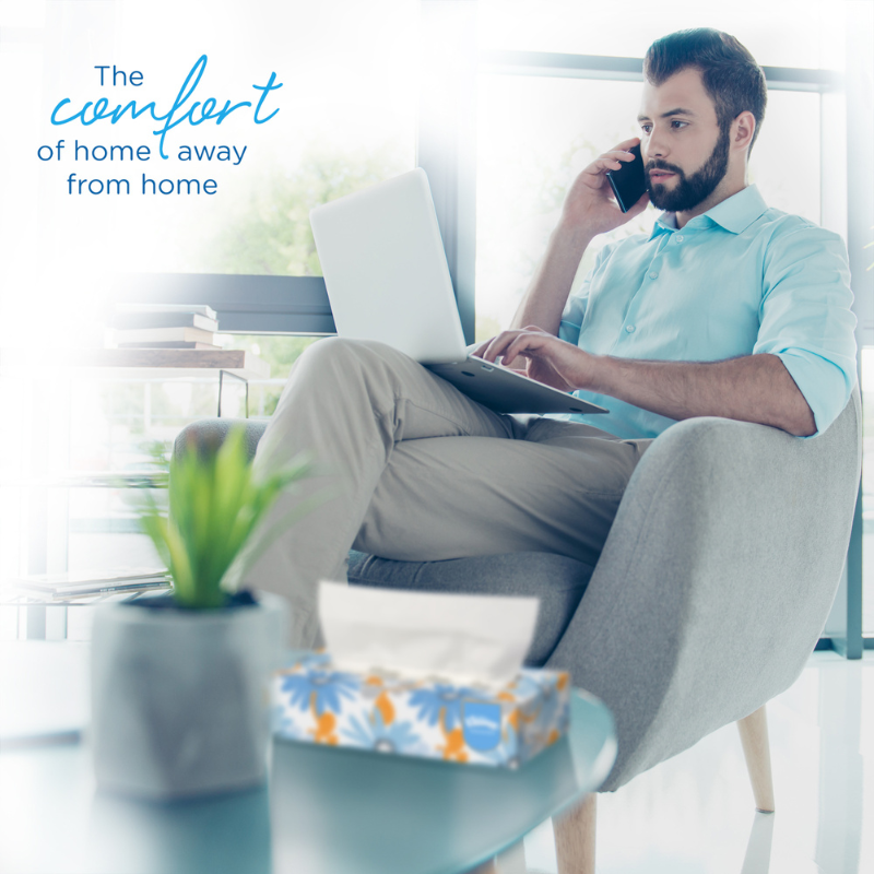 Kleenex® Professional Facial Tissue - Flat Box, 2-Ply, White, 100 Sheets/Box, 36 boxes/case