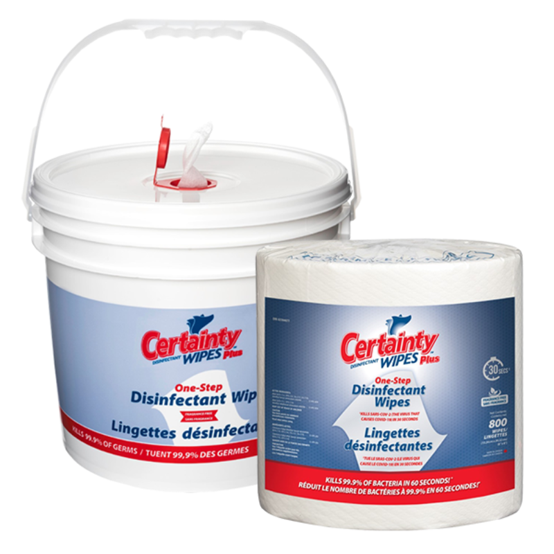 Certainty Plus Pre-Moistened Disinfecting Wipes 800 count