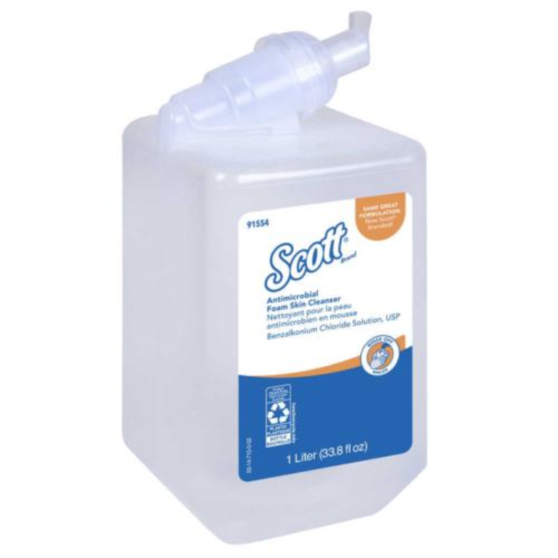 Scott Foam Skin Cleanser, Clear, 1L